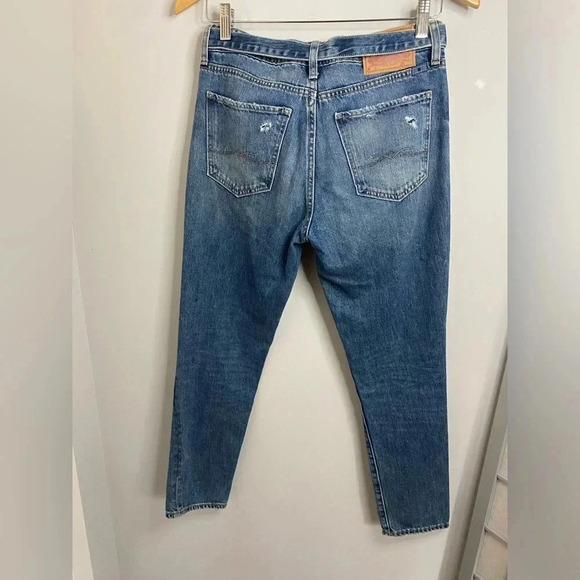 Lucky Brand -Sienna Slim Boyfriend jeans - Patch work and waist tie - 00/24 - Picture 9 of 15